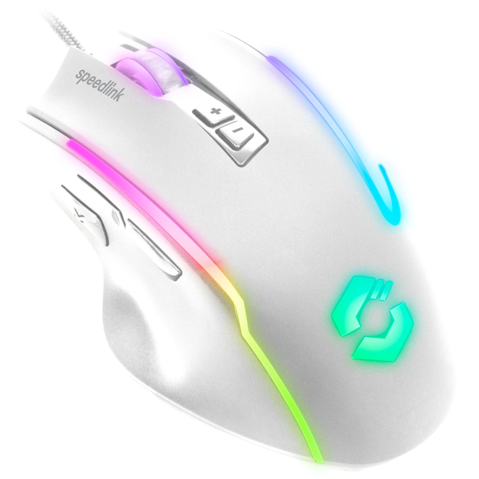 Speedlink DECUS NX RGB gamingmuis, wit-2