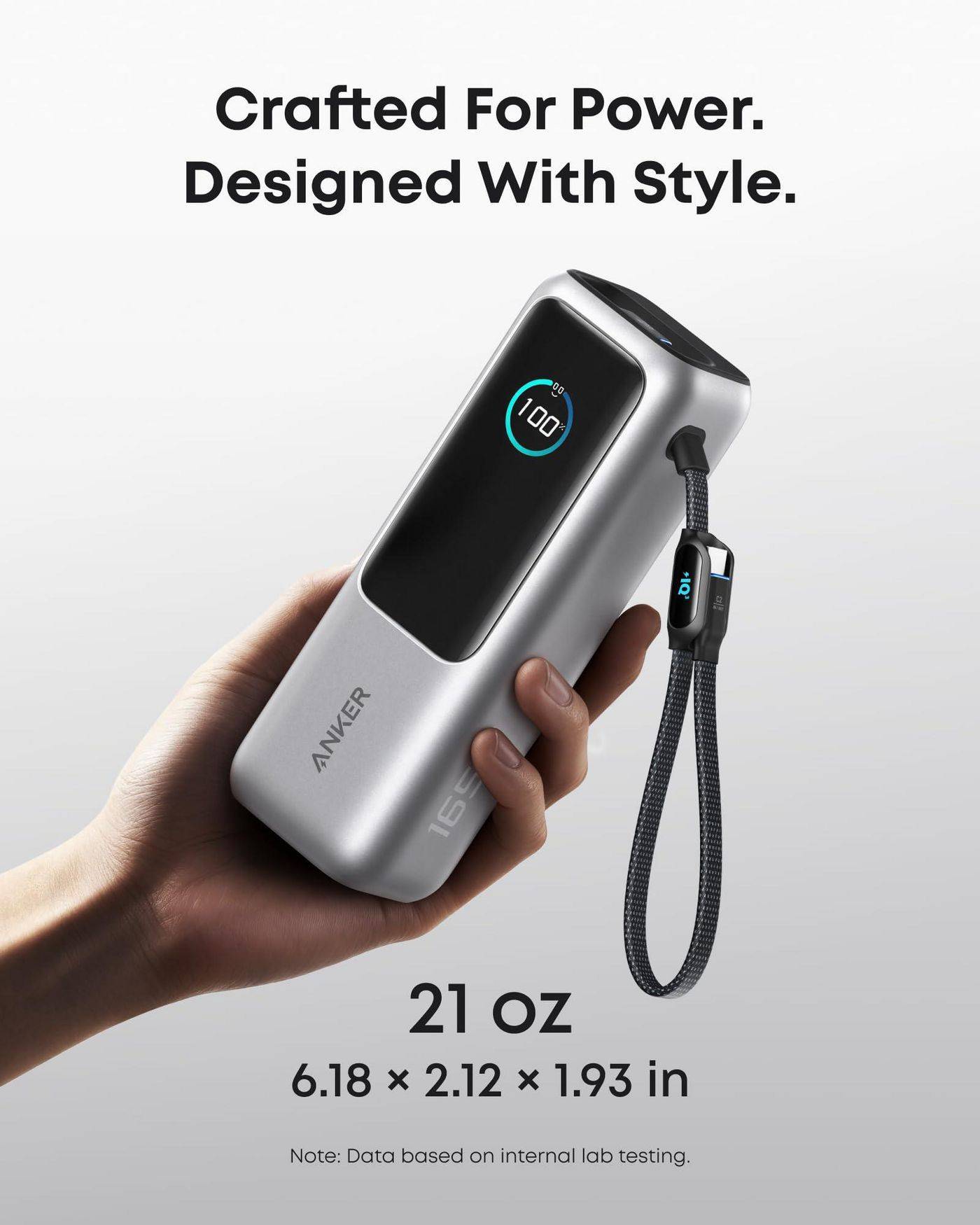 Anker laptop powerbank (25 KB, 165 W, ingebouwde en intrekbare kabels)-6
