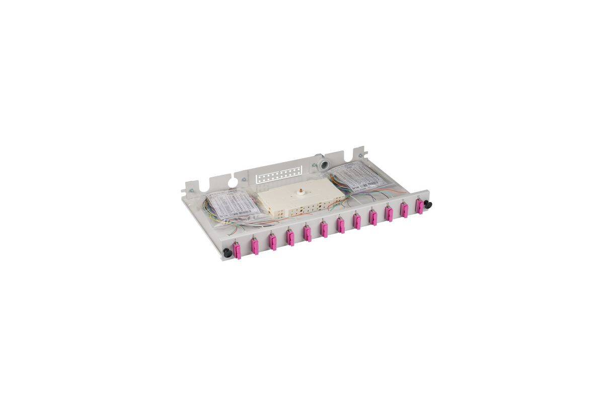 EFB Elektronik B71203L24OM4 Glasvezeladapter SC 1 stuk Grijs, Violet-1