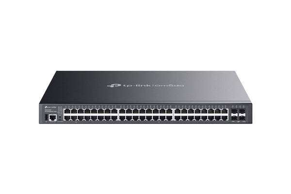 TP-Link Omada SG5452XMPP netwerkswitch, beheerde L3 Gigabit Ethernet (10/100/1000), Power over Ethernet (PoE), zwart