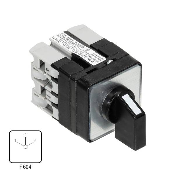 Omschakelaar 10A 4P 4-gats montage U4/6E/NS/NS 1 stuk