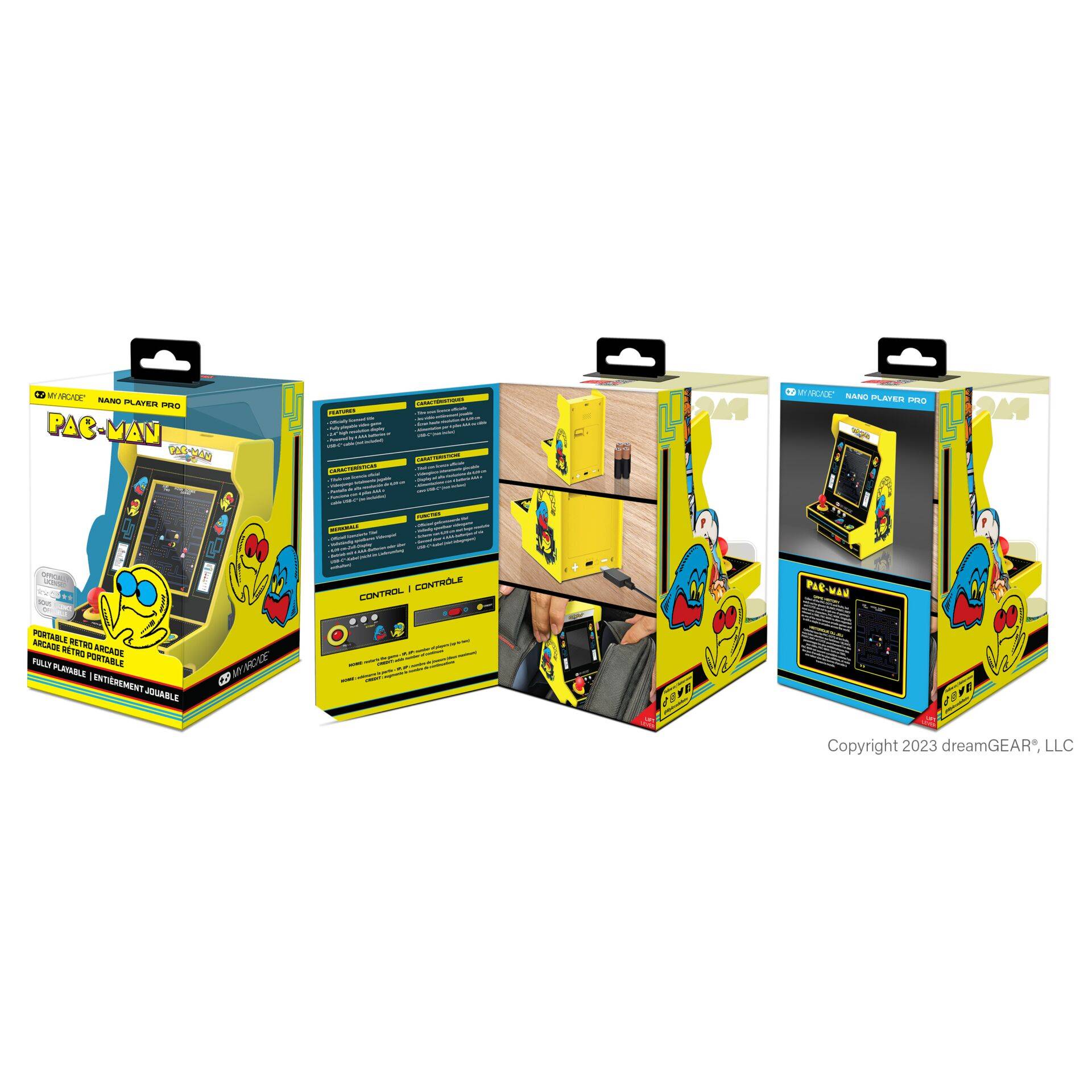 dreamGear My Arcade NANO PLAYER PRO 4.8 PAC-MAN-4