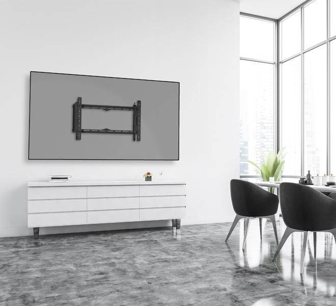 B-Tech uittrekbare muurbeugel voor flatscreen-4