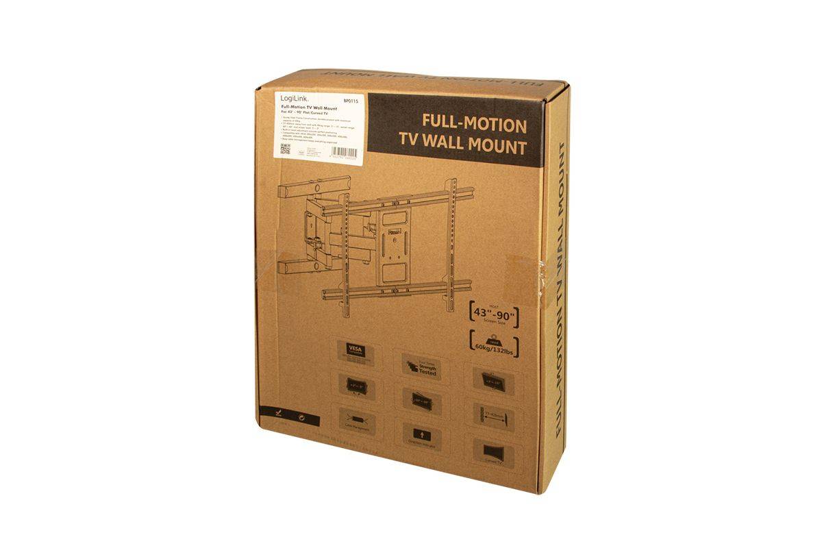 LogiLink BP0115 tv-beugel 2,29 m (90") zwart-3
