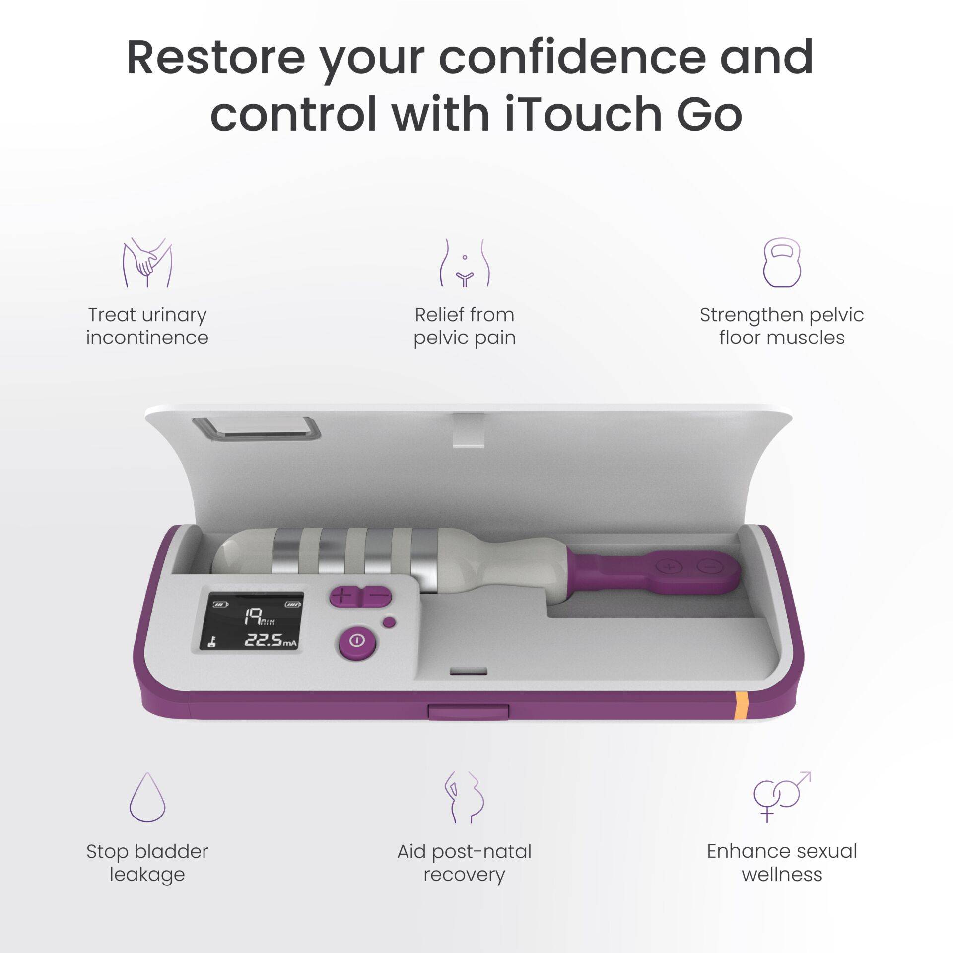 Tenscare iTouch Go draadloze bekkenbodemtrainer-2