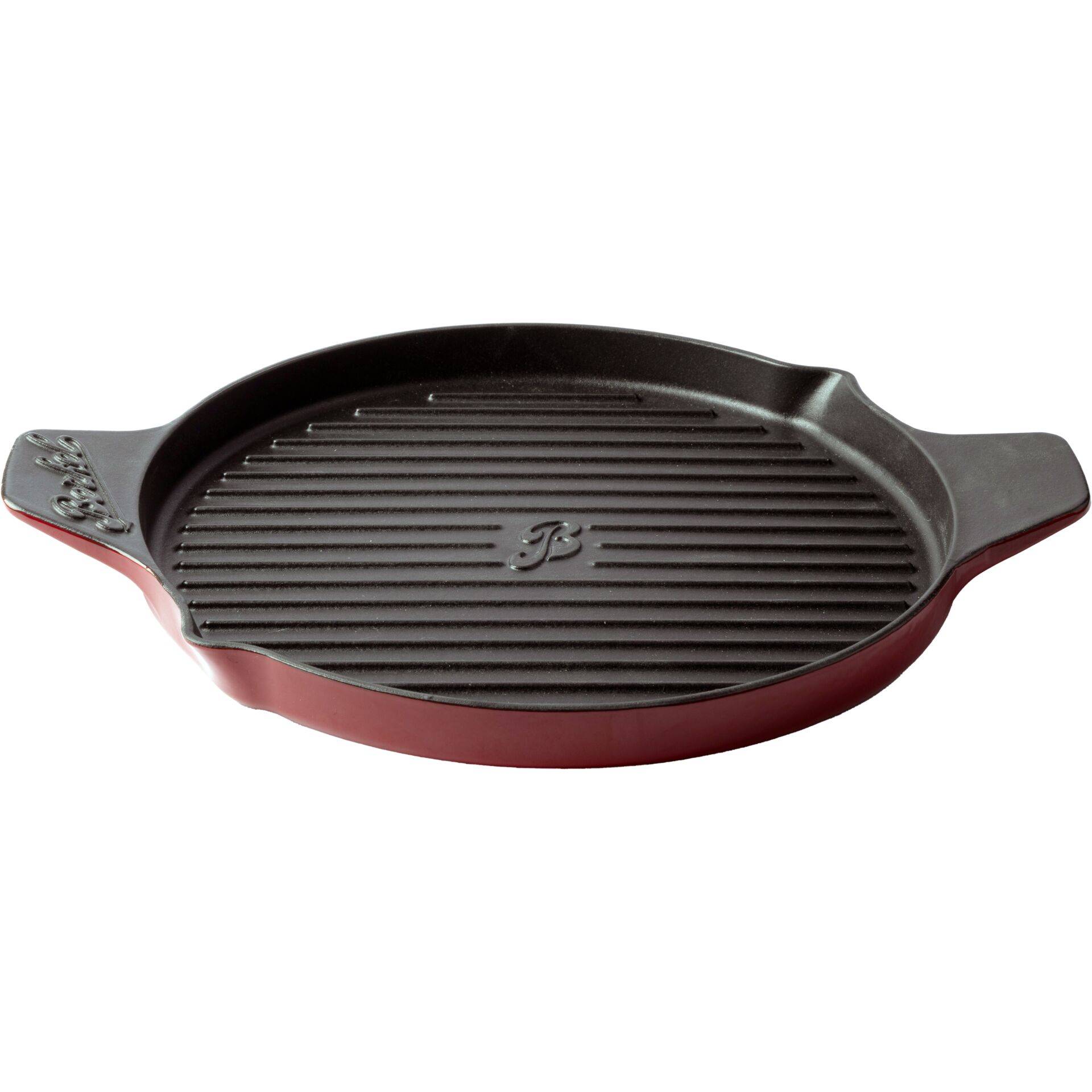 Berkel grillpan gietijzer, rood-0
