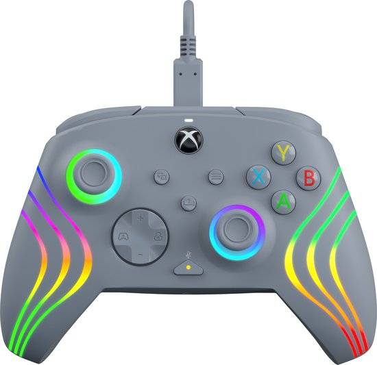 PDP-controller met draad, Afterglow Wave grijs, voor Xbox-serie-0