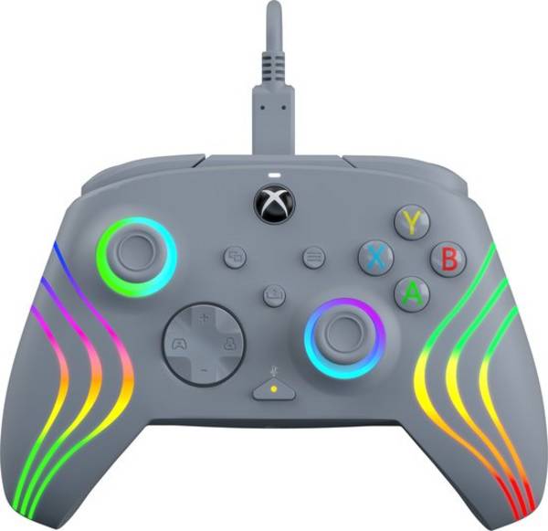 PDP-controller met draad, Afterglow Wave grijs, voor Xbox-serie