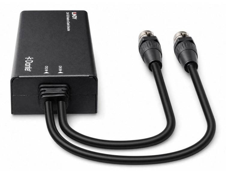 Lindy 2-kanaals XLR-audio-naar-Dante-encoder-5