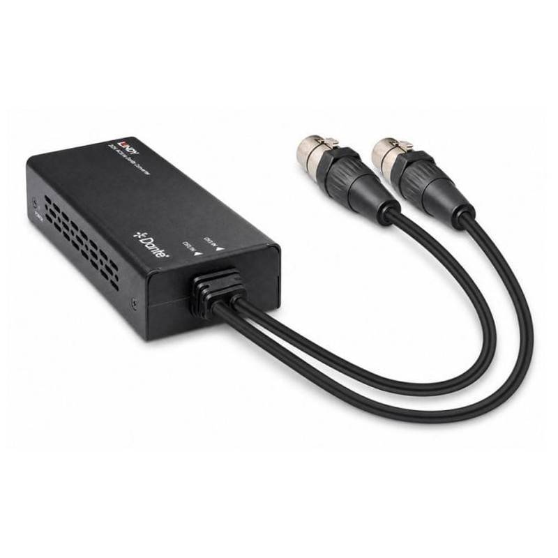 Lindy 2-kanaals XLR-audio-naar-Dante-encoder-2