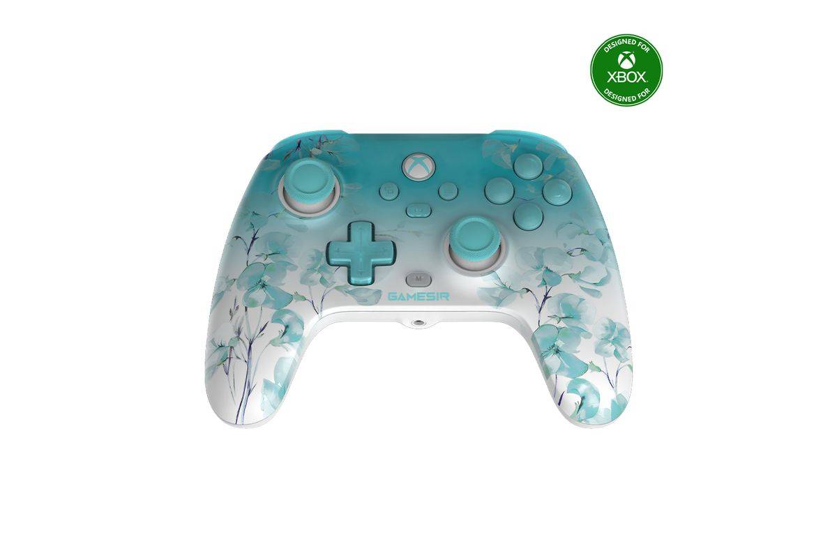 GameSir T7 Pro Floral Multi-Color USB Gamepad Analoge/Digitale PC, Xbox One S, Xbox One X, Xbox Series S, Xbox Series-1