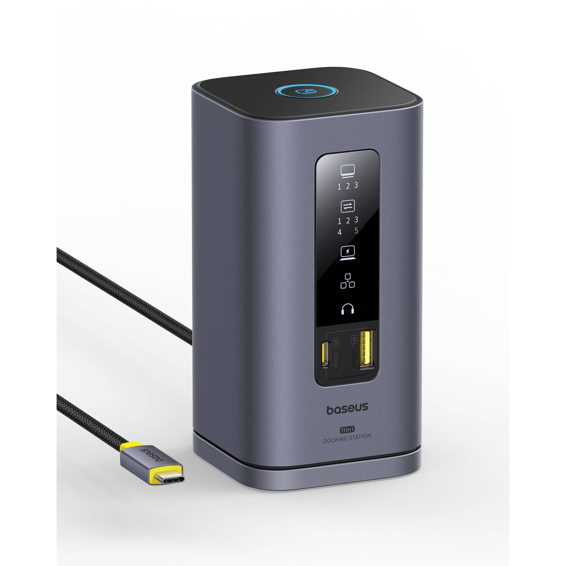 Baseus Spacemate Series 11-in-1 (MAC) Dockingstation, grijs-0