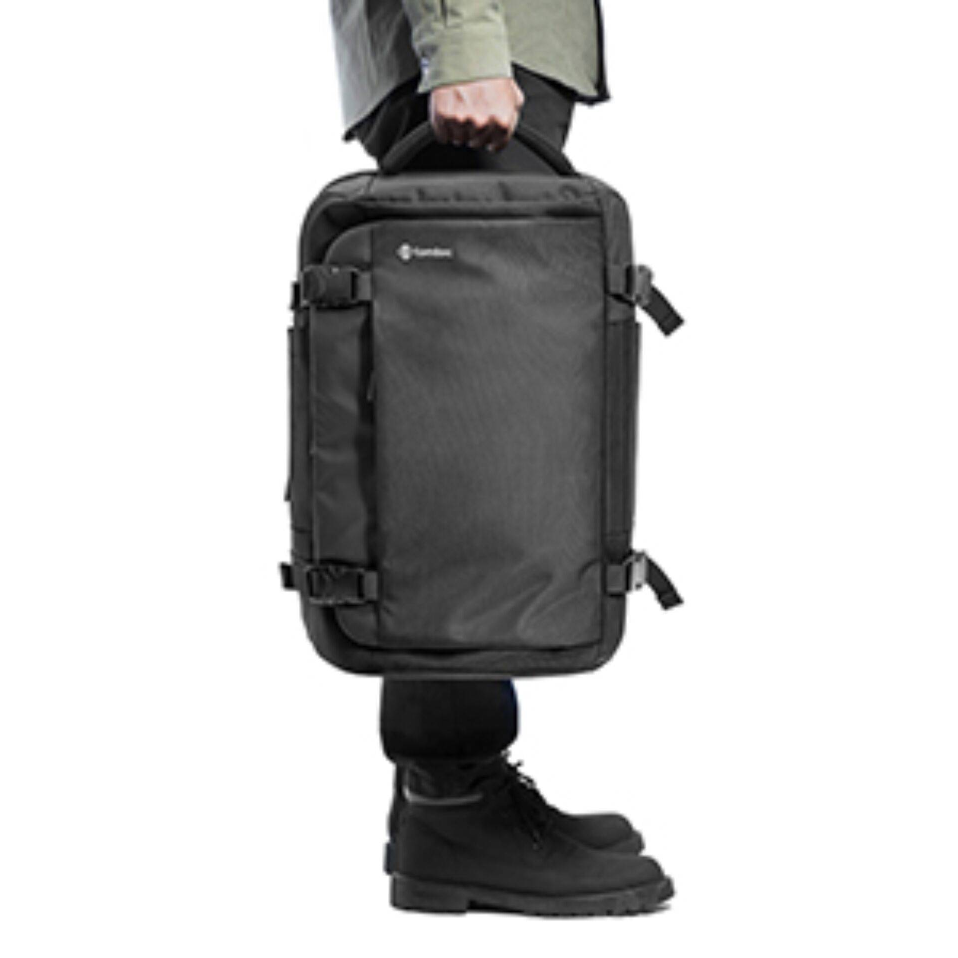tomtoc Navigator-T66 40L reisrugzak voor laptop, zwart-1