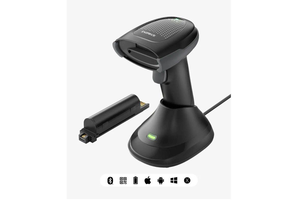 inateck Barcode Scanner Pro 170B Zwart Kit Draadloos 1D 2D-0