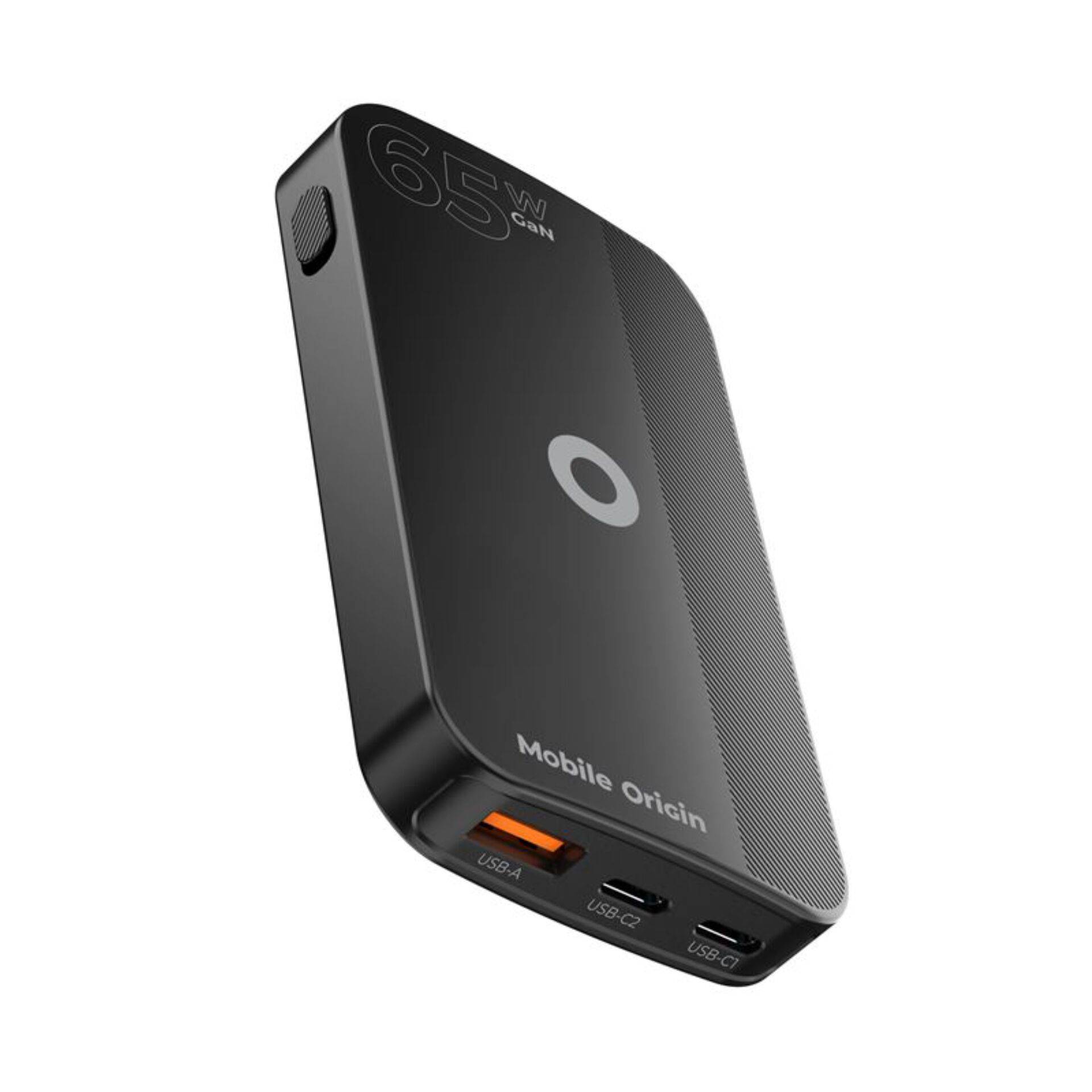 Mobile Origin 65W GaN Slim dual USB-C single USB-A zwart-1