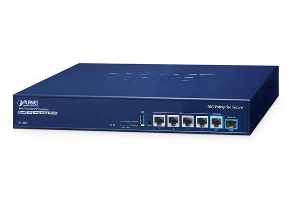 PLANET 10G Zero Trust Beveiligingsrouter met 4 poorten 10/100/1000T
