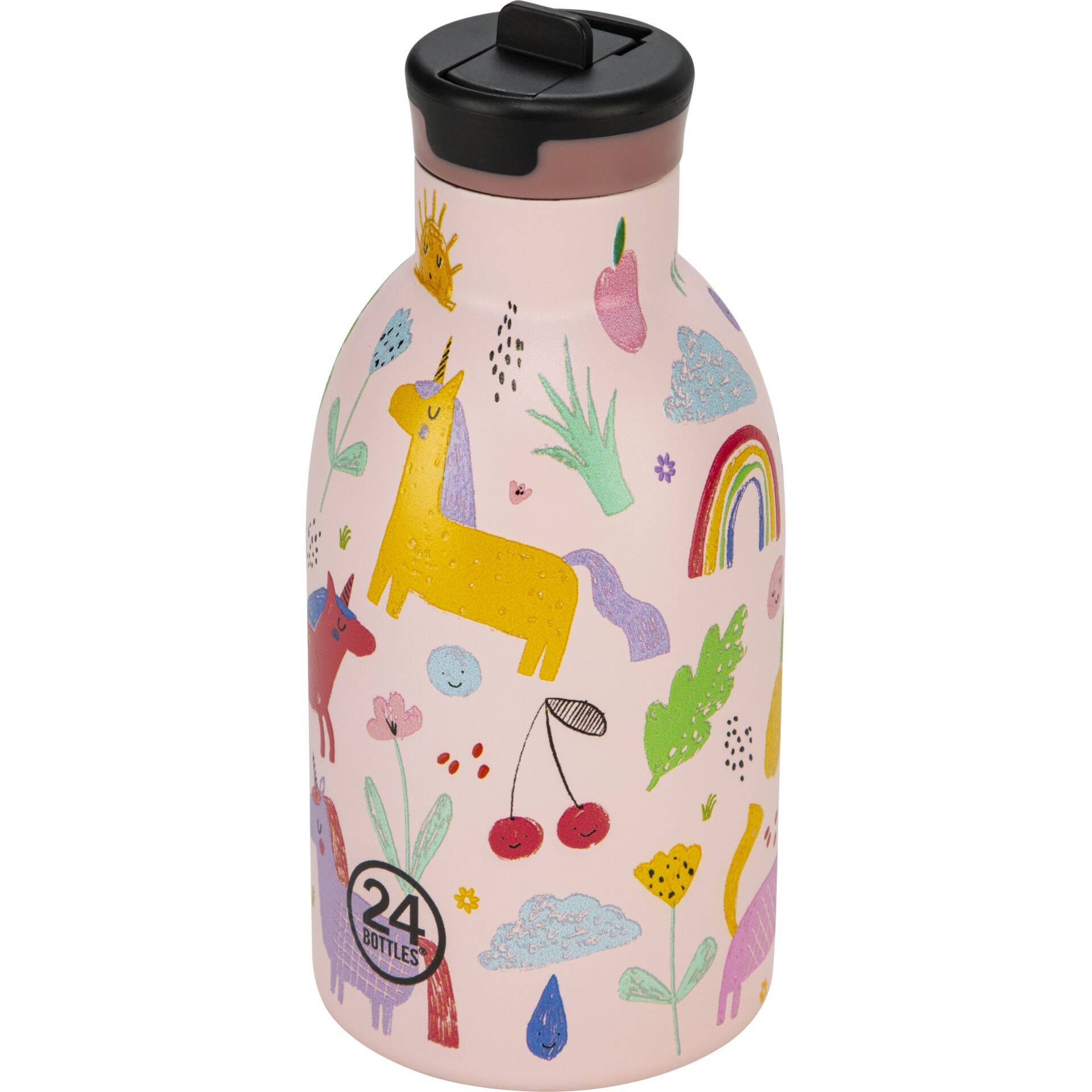 24Bottles geïsoleerde kinderfles Magic Friends, 330 ml-0