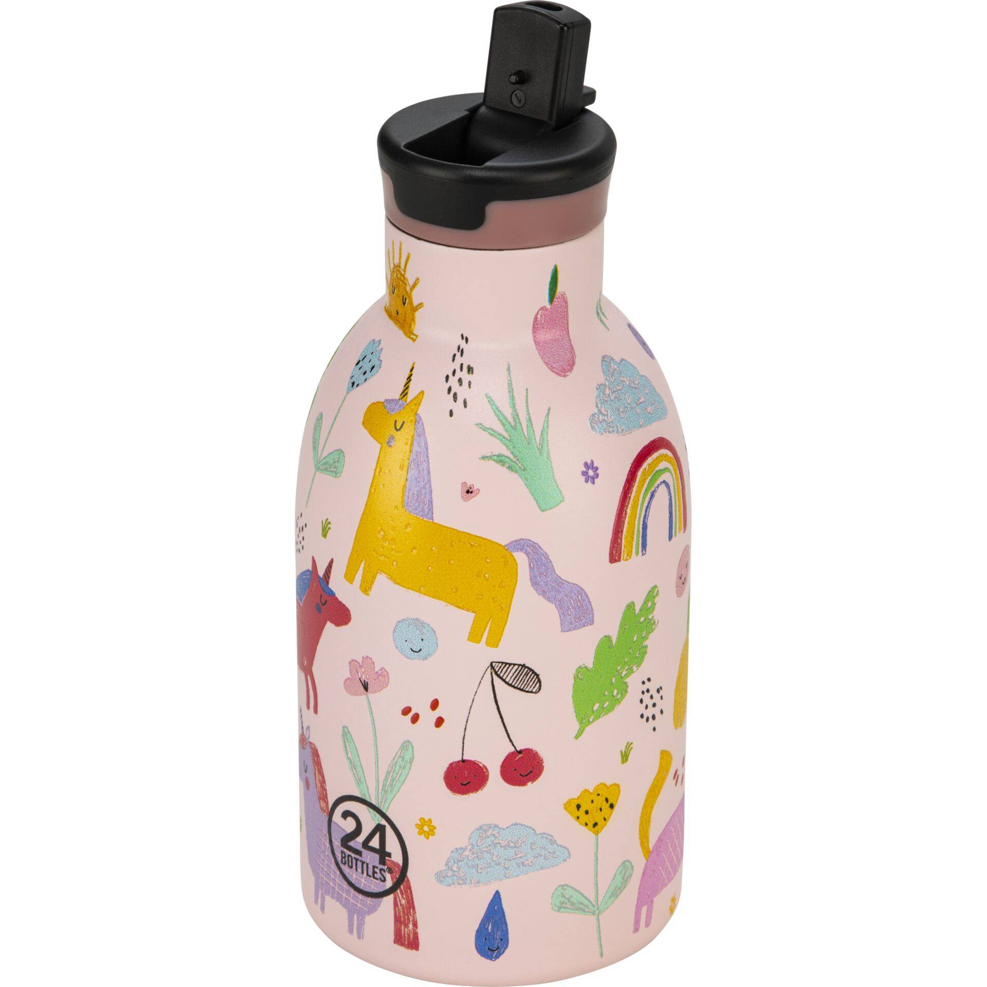 24Bottles geïsoleerde kinderfles Magic Friends, 330 ml-1