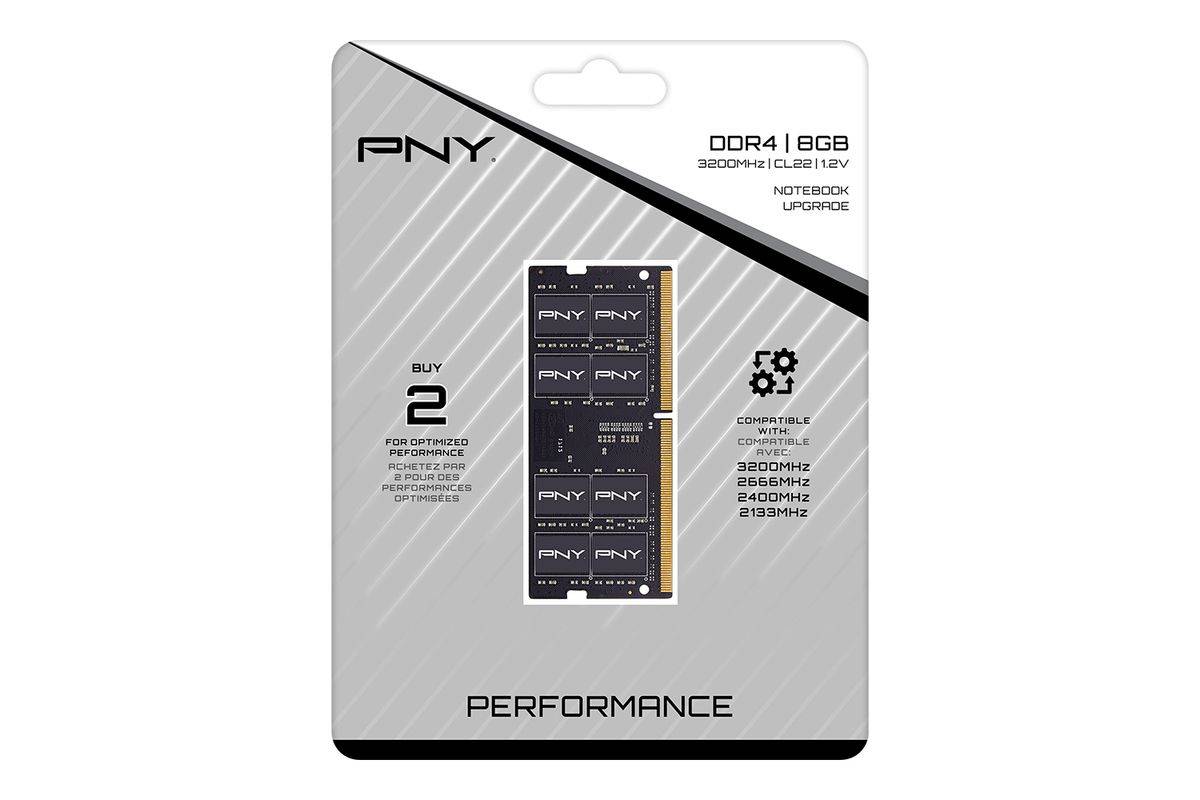 PNY Performance geheugenmodule 8 GB 1 x 8 GB DDR4 260-pins SO-DIMM-3
