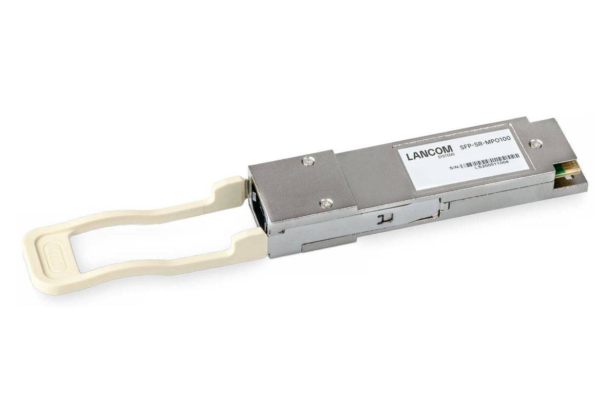 LANCOM SFP-SR-MPO100 netwerktransceivermodule, glasvezel, 100.000 Mbit/s, QSFP28, 850 nm-0