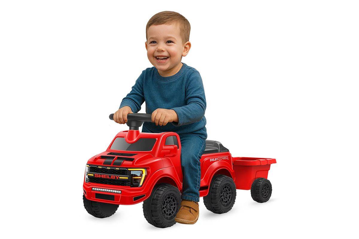 Jamara Shelby Ford F-150 Raptor slider met aanhanger, rood-2