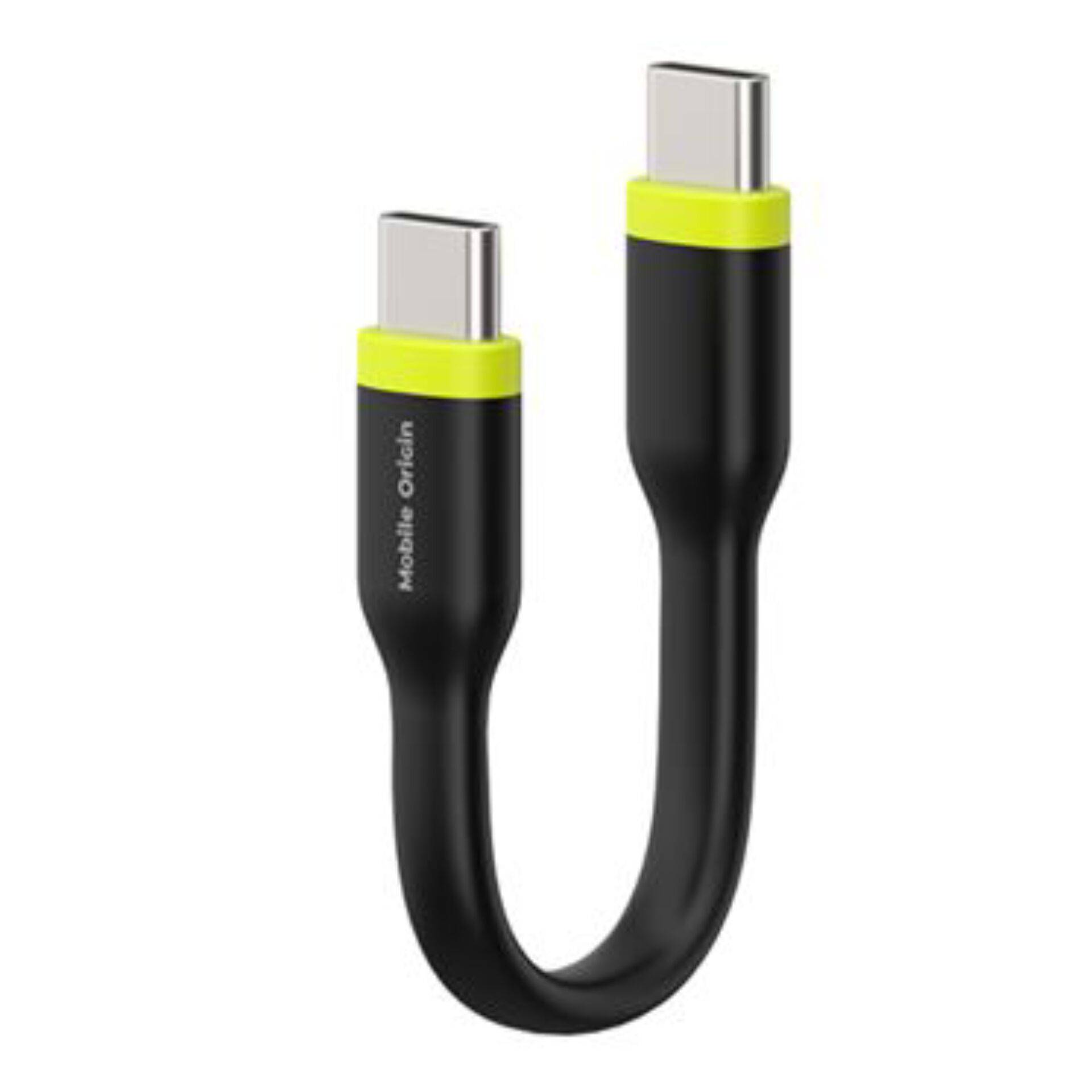 Mobile Origin compacte USB-C naar USB-C kabel, zwart, 10 cm-1