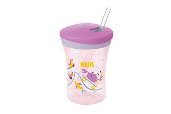 NUK Action Cup 230ml Roze Frisdrank 1 stuk