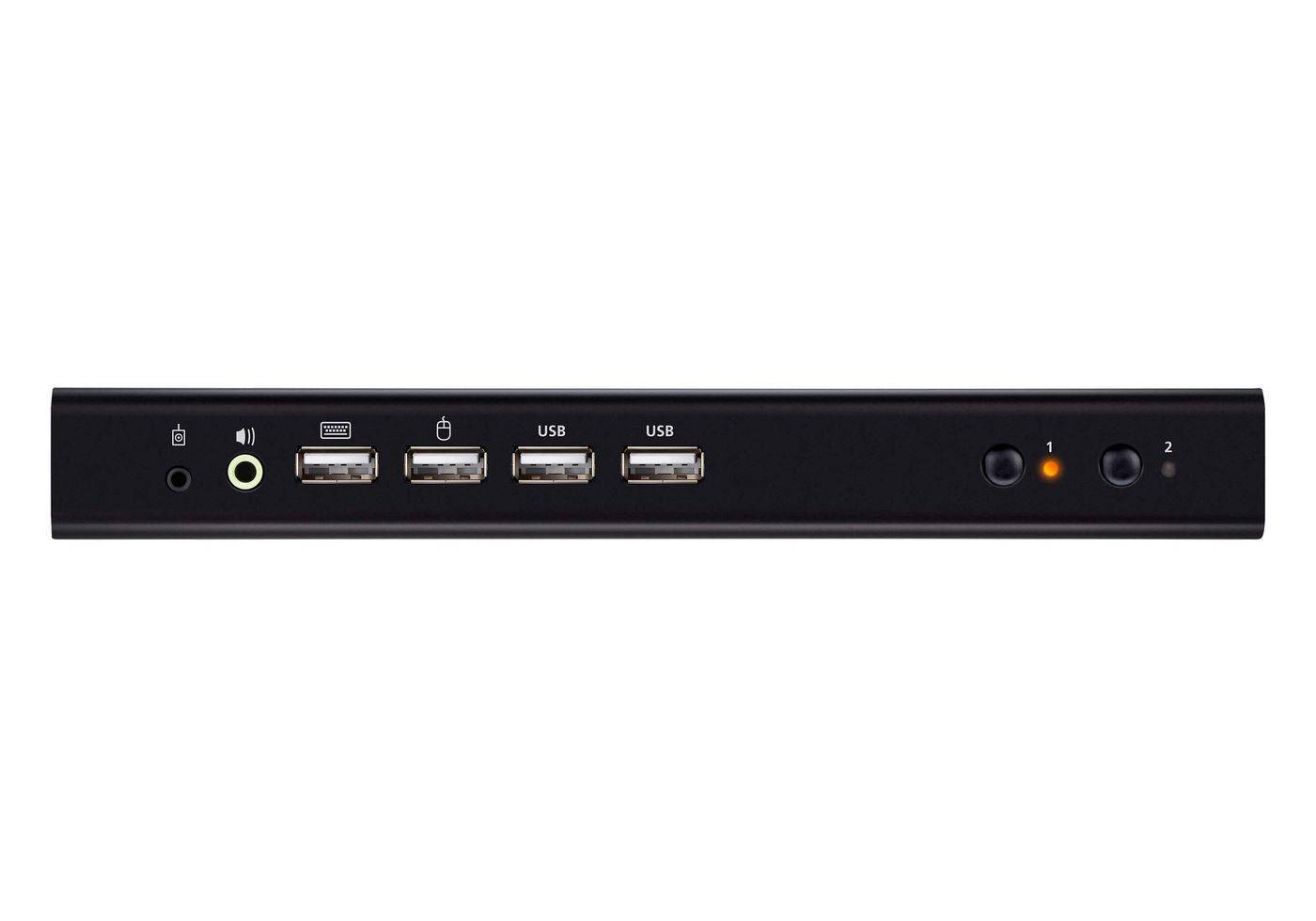 Aten 2-poorts USB 4K HDMI Dual-Display KVMP-switch (inclusief kabels)-1