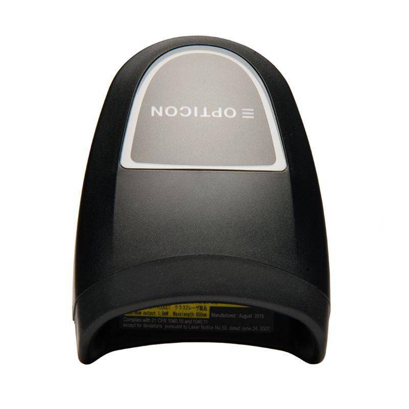 Opticon L-46R hogesnelheidslaserscanner, 100 scans/sec, USB+kabel, zwart, automatische trigger. Valbestendig tot 1,8 m.-1