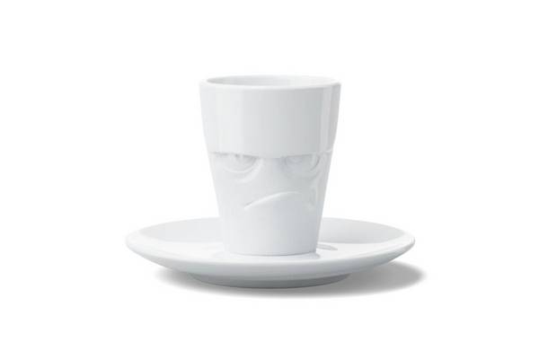 FIFTYEIGHT Espressomok met handvat 80 ml - Grumpy white