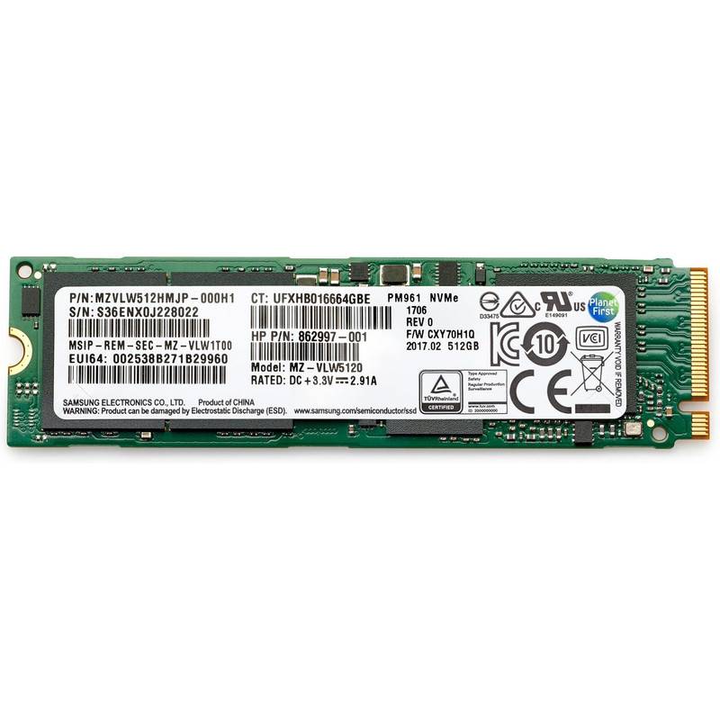 HP 512GB PCIe 4x4 NVMe TLC SSD-0