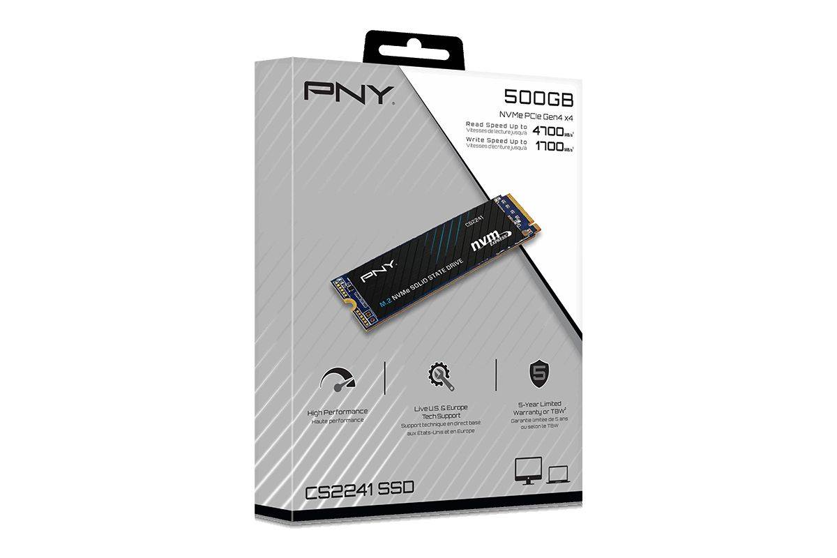 PNY CS2241 1TB M.2 NVMe PCI Express 4.0 3D NAND-4