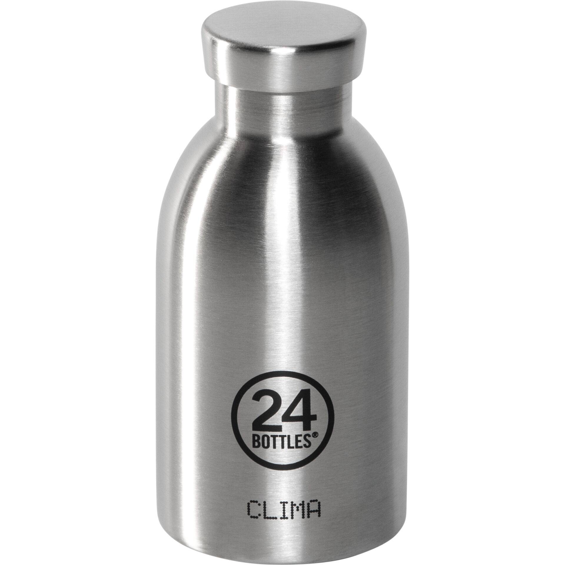 24Bottles Clima fles, geborsteld staal, 330 ml-0