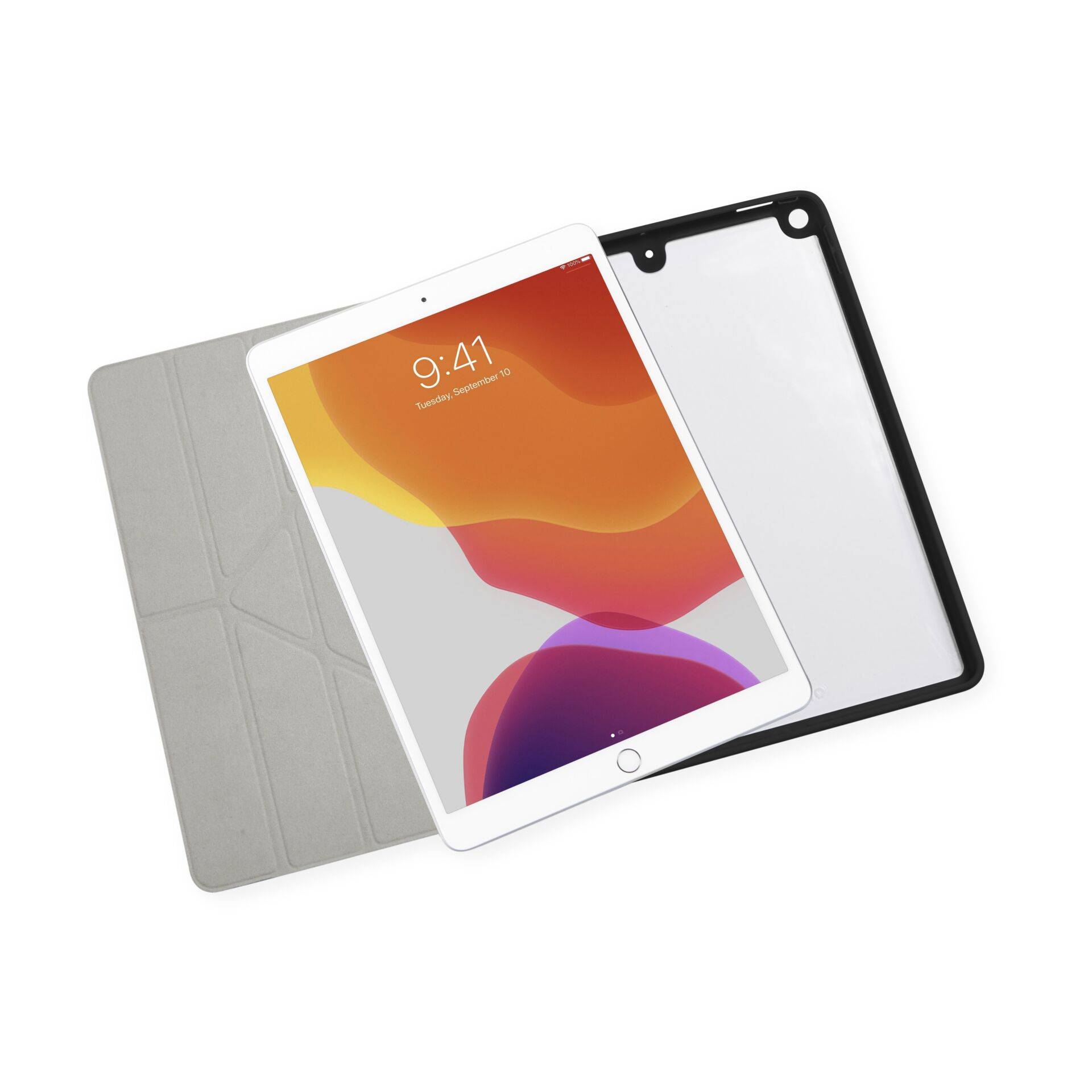 Pipetto Origami No1 OriginalCase iPad 10.2 (Generatie 7-9) Zwart-3