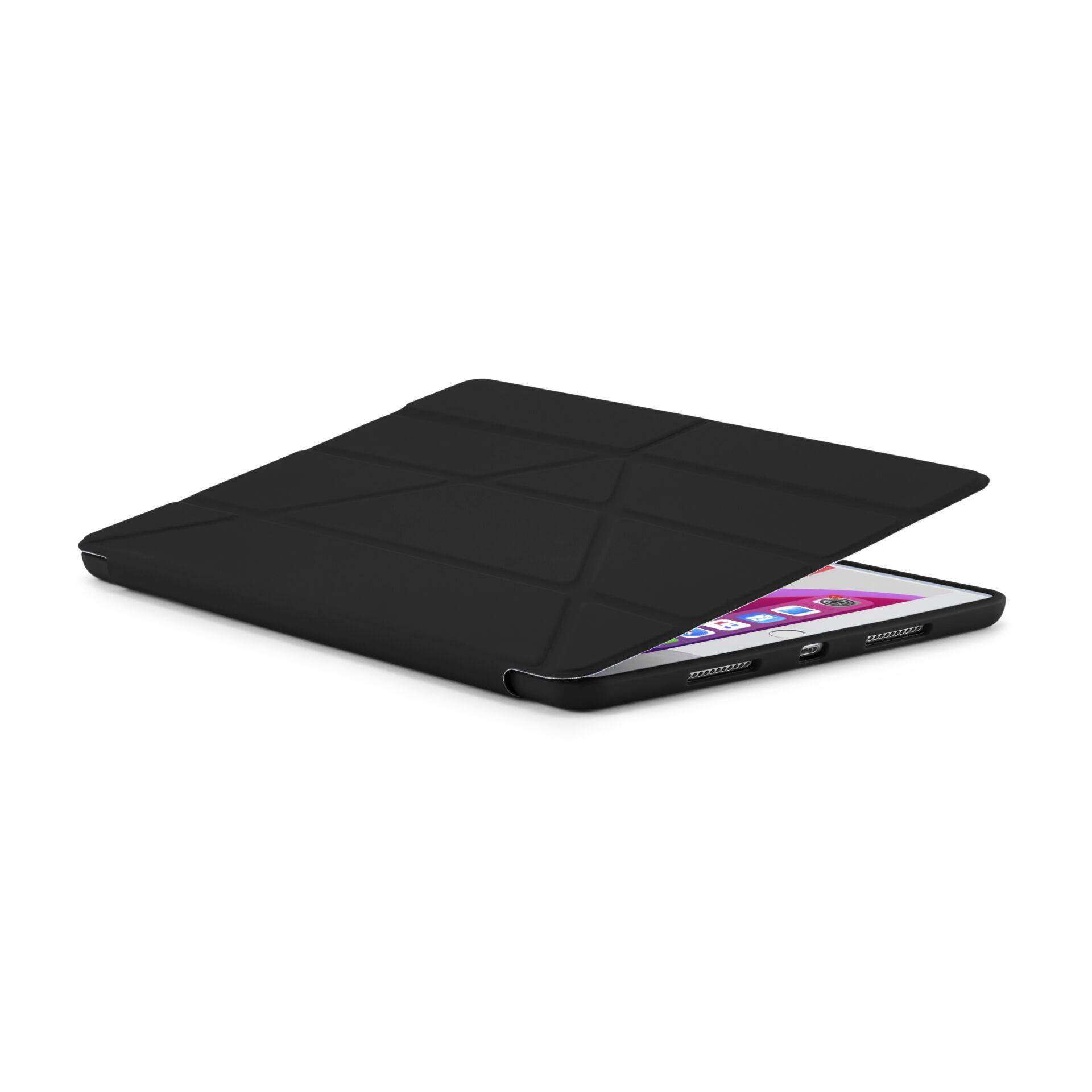 Pipetto Origami No1 OriginalCase iPad 10.2 (Generatie 7-9) Zwart-4