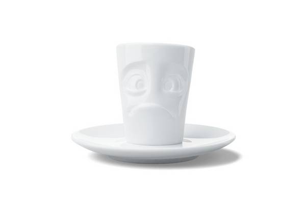 FIFTYEIGHT Espressomok met handvat 80 ml - Astonished White