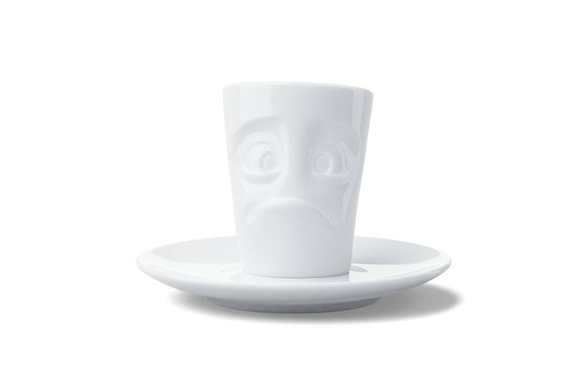 FIFTYEIGHT Espressomok met handvat 80 ml - Astonished White-0
