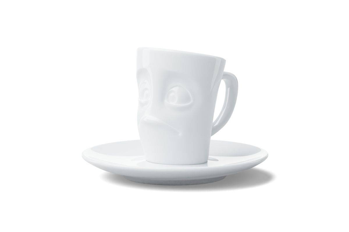 FIFTYEIGHT Espressomok met handvat 80 ml - Astonished White-1