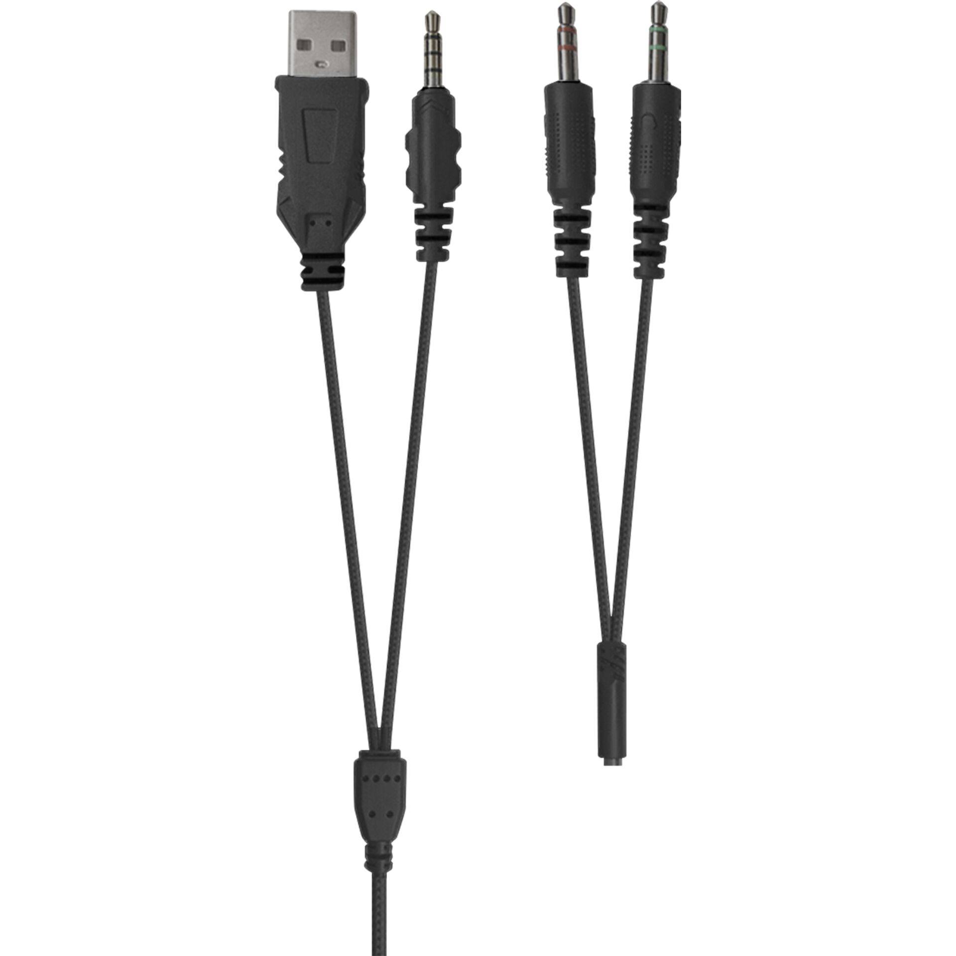 Speedlink CONUX RGB gaming-headsets voor pc/PS5/Xbox X/S/Switch 2-4