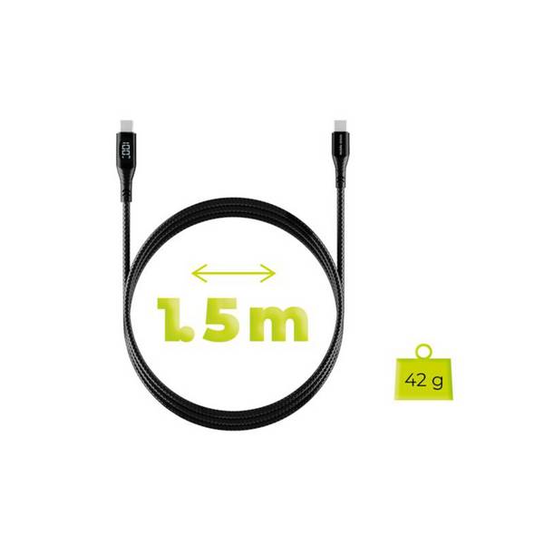 Mobile Origin 100W Display Cab USB-C naar USB-C CB2 1,5m