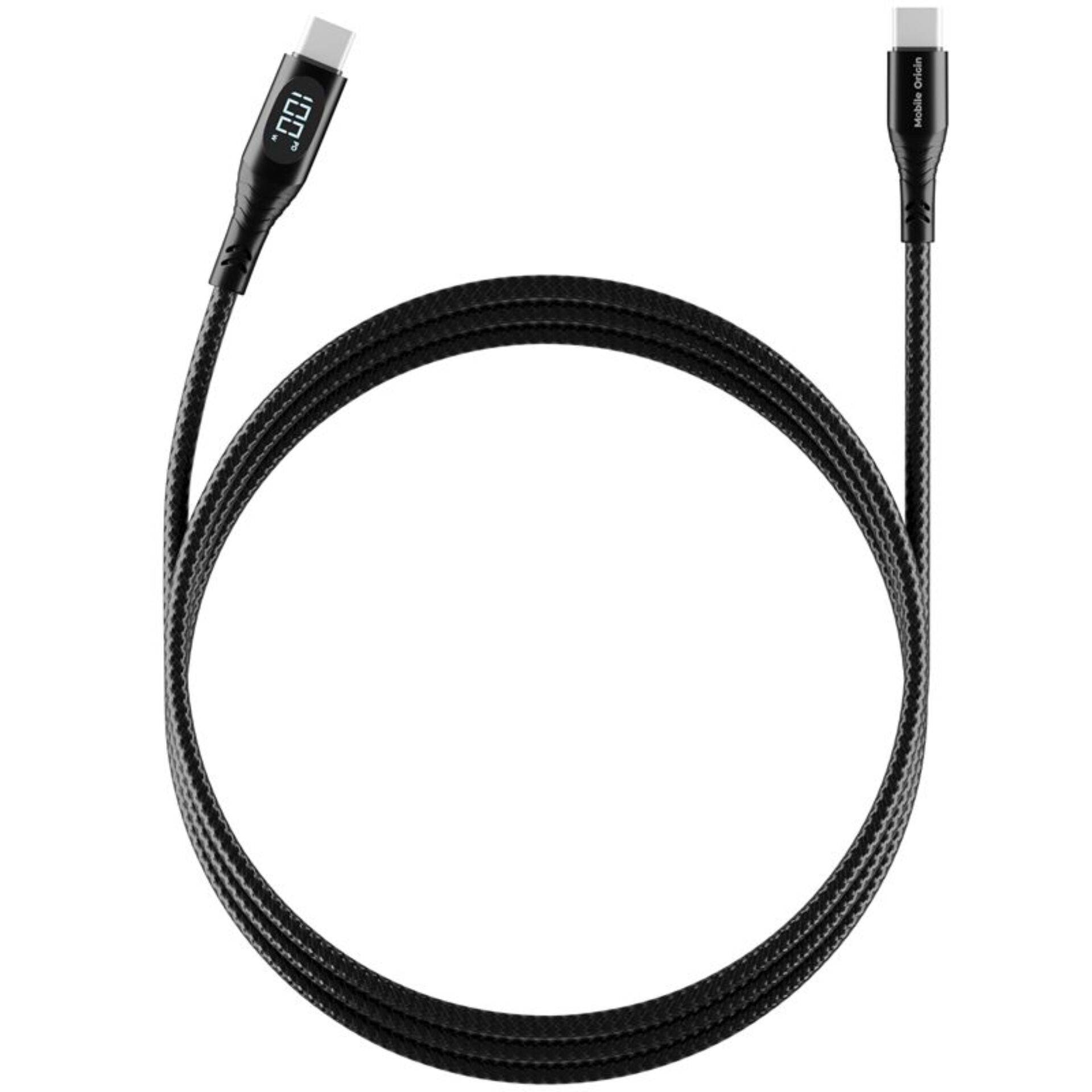 Mobile Origin 100W Display Cab USB-C naar USB-C CB2 1,5m-1