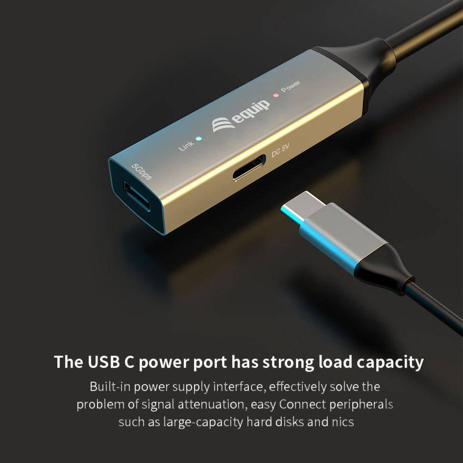 Equip USB-C naar C actieve verlengkabel, 10 m, 5 Gbps-5