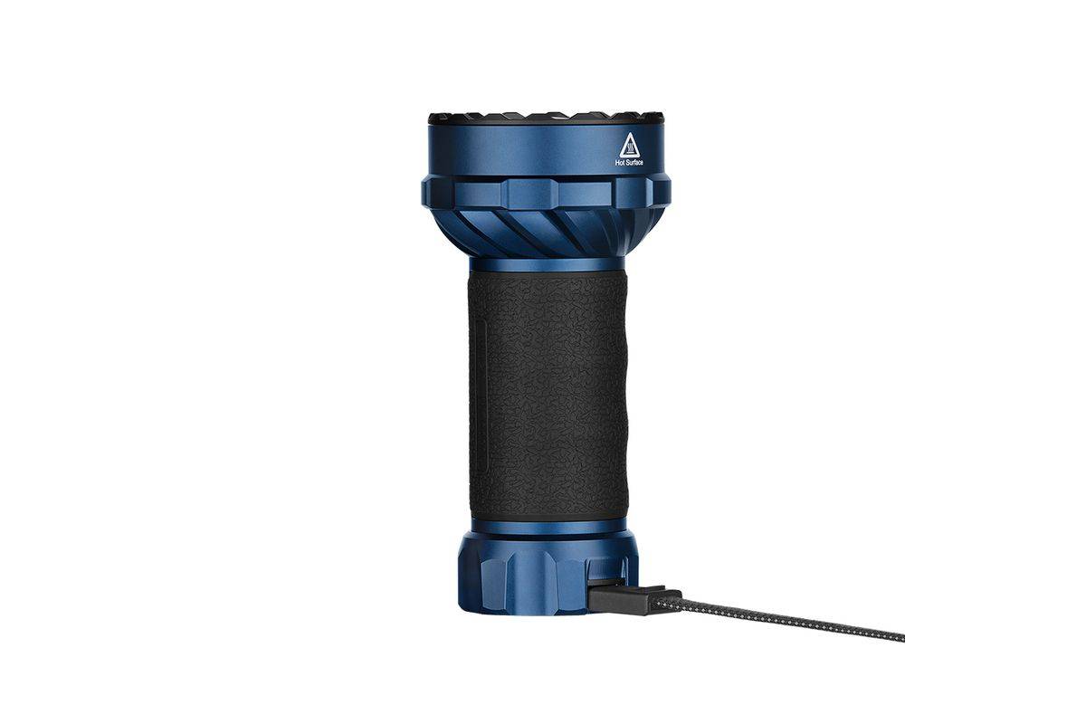 Olight Marauder Mini 2 zwarte zaklamp met blauwe LED-5