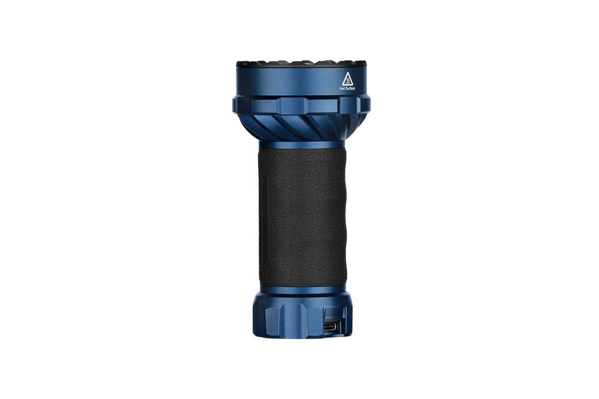 Olight Marauder Mini 2 zwarte zaklamp met blauwe LED-4