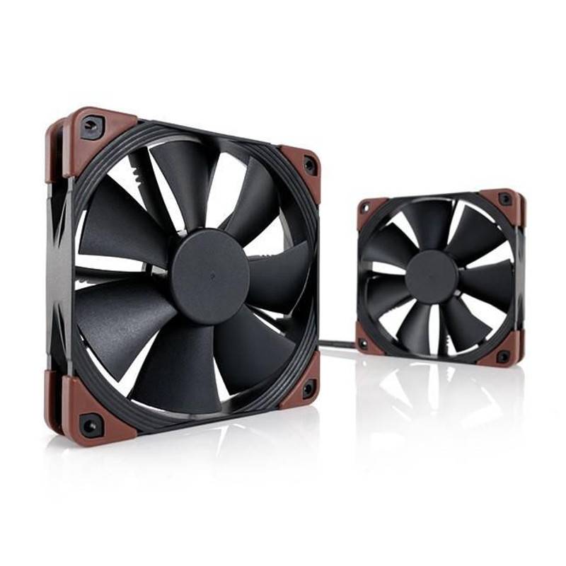 Noctua 120 mm, 450-2000 RPM, 29,7 dB, 4-pins PWM, IP52-3