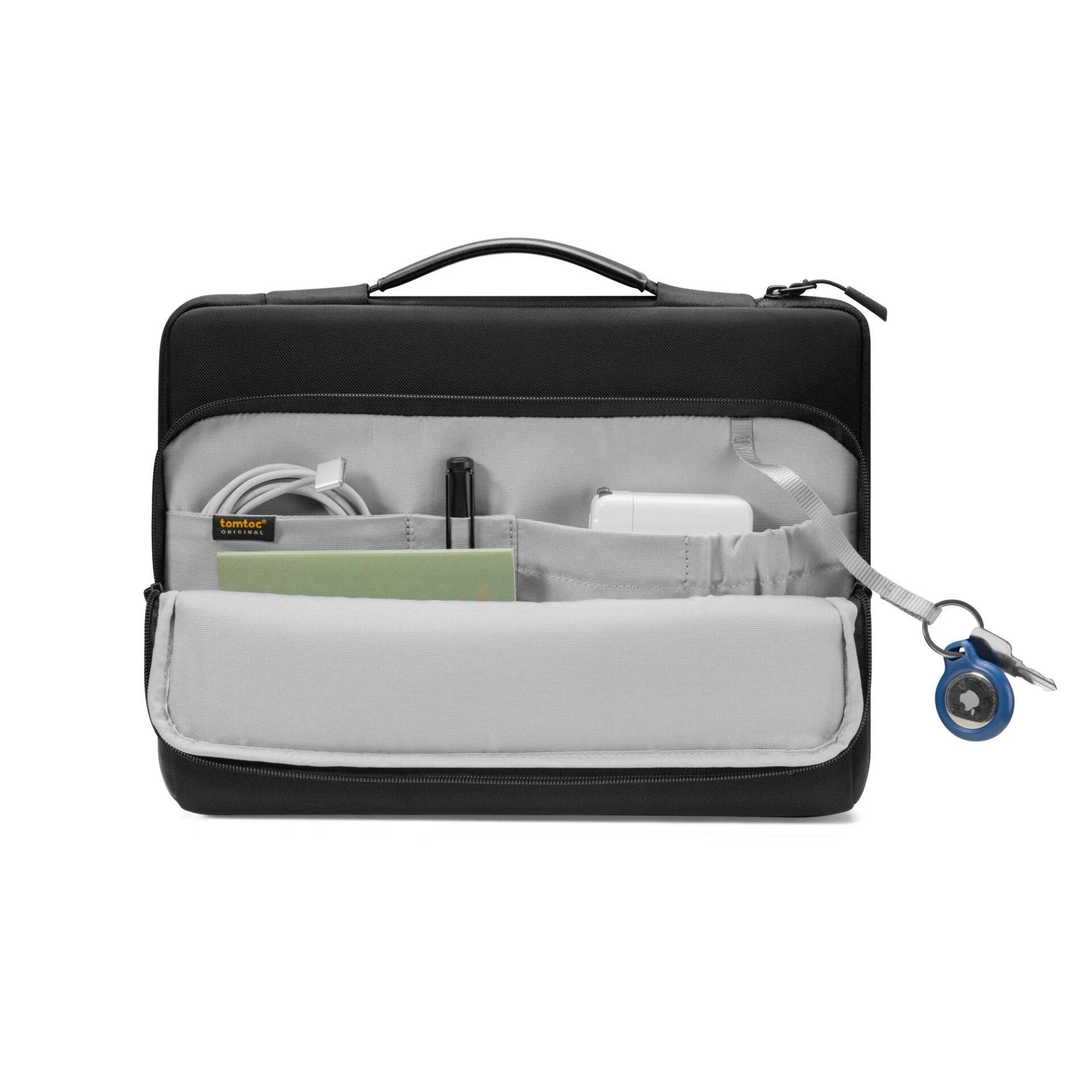 tomtoc Defender-A14 Premium laptoptas 13 inch zwart-1