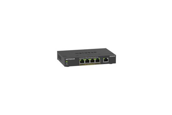 NETGEAR GS305Pv3 Onbeheerde Gigabit Ethernet (10/100/1000) Power over Ethernet (PoE) Zwart