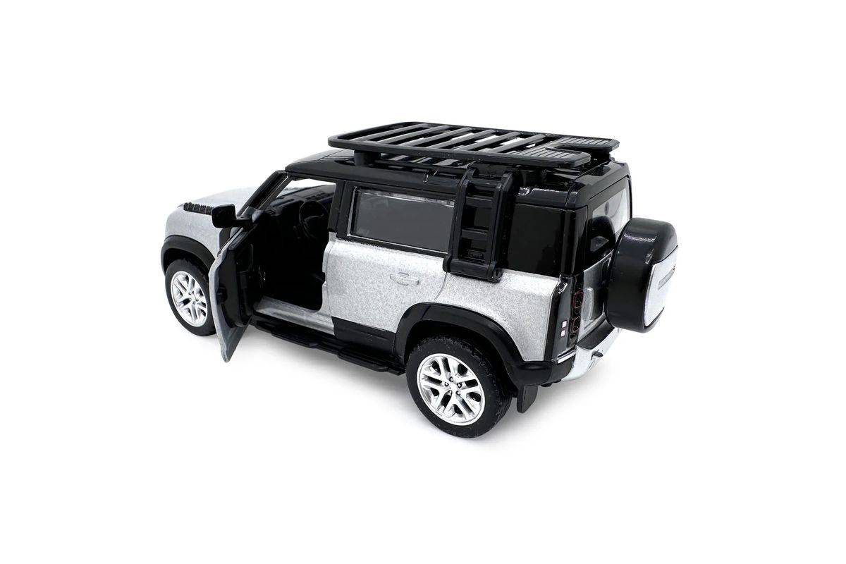 Jamara Land Rover Defender 1:43 2in1 zilver 3+-2