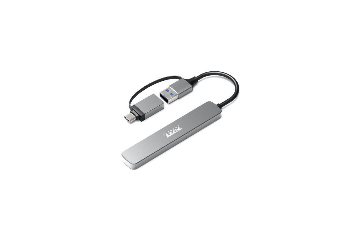 Port Designs 900161 Interface Hub USB 2.0 Type-A 5000 Mbit/s Zilver-2