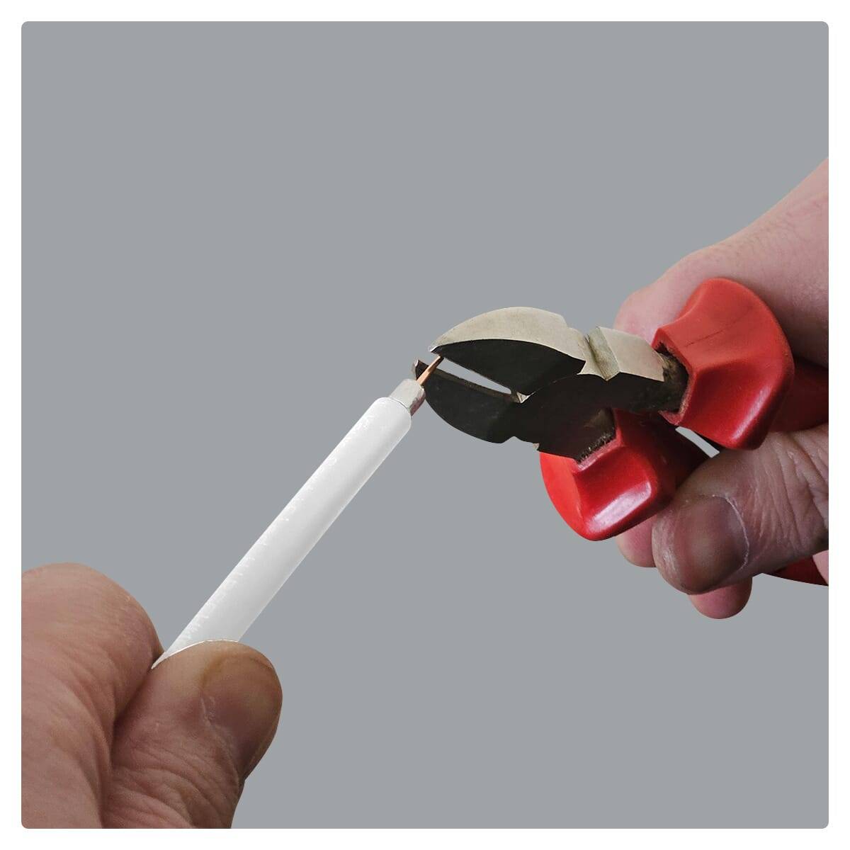 Coaxkabel TV 15m - RG6 75Ω massief koper - Male recht naar Female recht - Dubbel afgeschermd - Wit - IP20-1